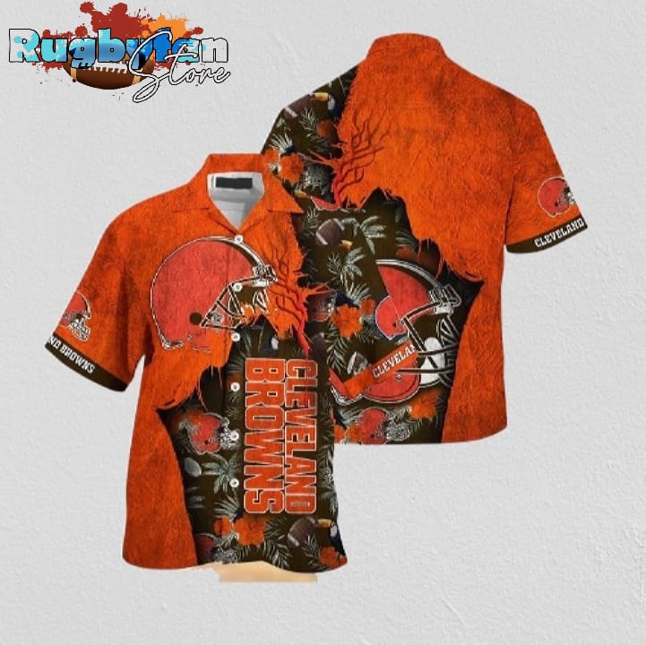 Cleveland Browns Football Team Summer God Hawaii Shirt NFL Aloha Shirt Cleveland Browns Football Team Summer God Hawaii Shirt NFL Aloha Shirt
