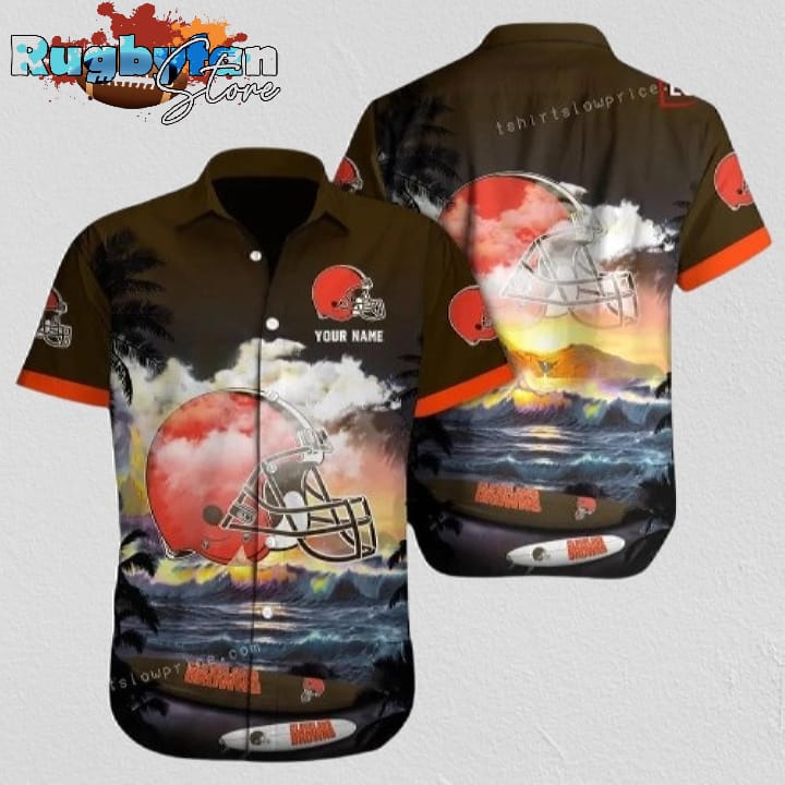 Cleveland Browns NFL Football Aloha Hawaiian Shirt For Men Women Cleveland Browns NFL Football Aloha Hawaiian Shirt For Men Women