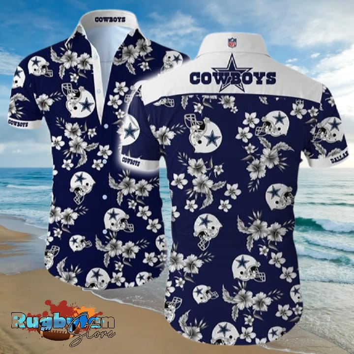 Dallas Cowboys Hawaiian Floral Shirt​