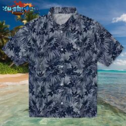 Dallas Cowboys Leafy Pattern Blue Hawaiian Shirt