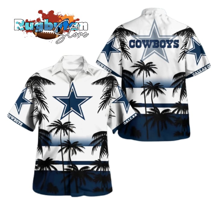 Dallas Cowboys NFL Tropical Palm Tree Hawaiian Shirt Beach Fan Gift Shirt