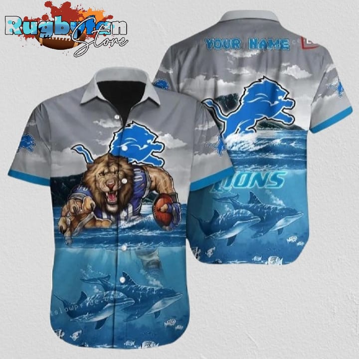 Detroit Lions Hawaiian Shirt NFL Football 3D Print Aloha Detroit Lions Hawaiian Shirt NFL Football 3D Print Aloha