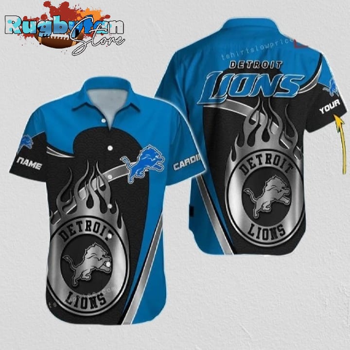 Detroit Lions Hawaiian Shirt NFL Football 3D Print Personalized Aloha Hawaiian Shirt Detroit Lions Hawaiian Shirt NFL Football 3D Print Personalized Aloha Hawaiian Shirt