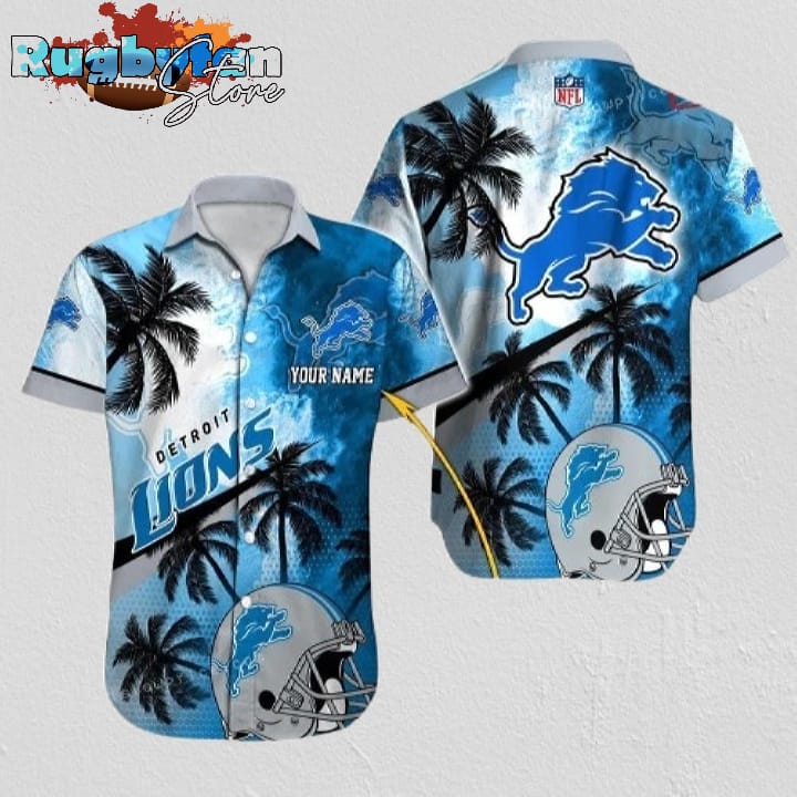 Detroit Lions Hawaiian Shirt NFL Football Custom Name Cheap Hawaiian Shirt Detroit Lions Hawaiian Shirt NFL Football Custom Name Cheap Hawaiian Shirt