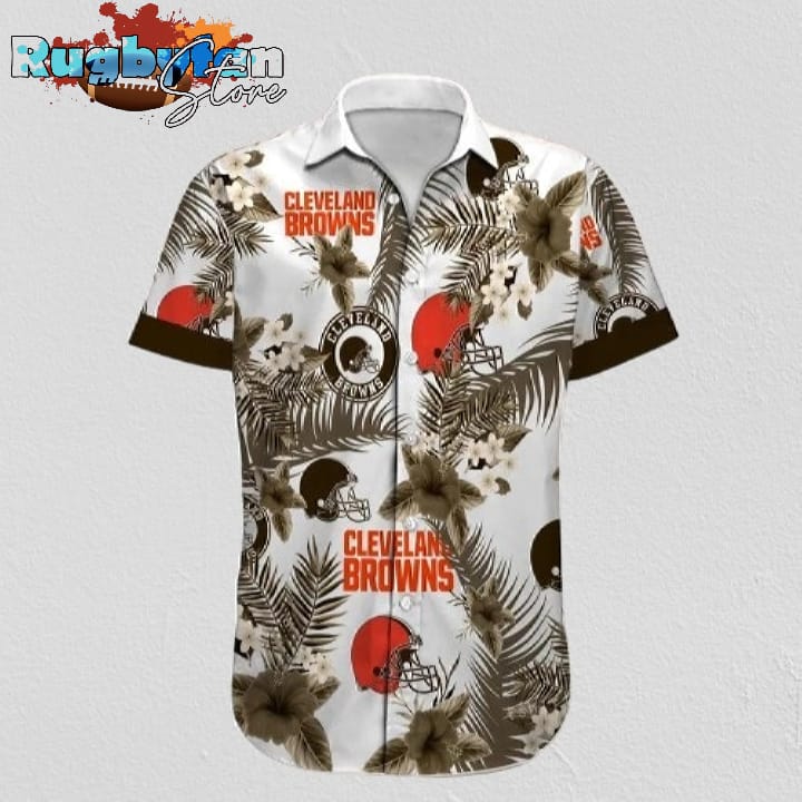 Personalized Cleveland Browns Hawaiian Shirt NFL Football Personalized Cleveland Browns Hawaiian Shirt NFL Football