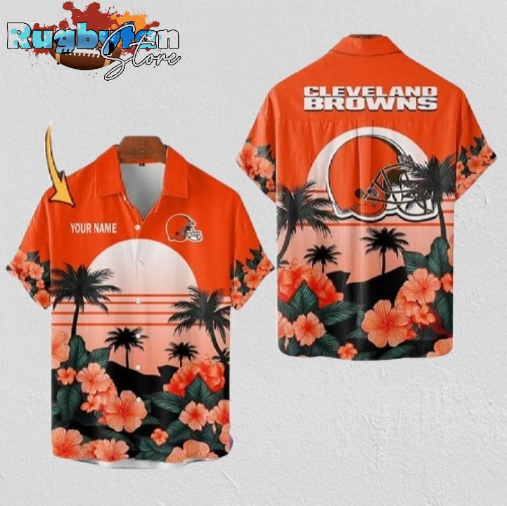 Personalized Cleveland Browns Cleveland Browns Aloha Shirt Personalized Cleveland Browns Cleveland Browns Aloha Shirt
