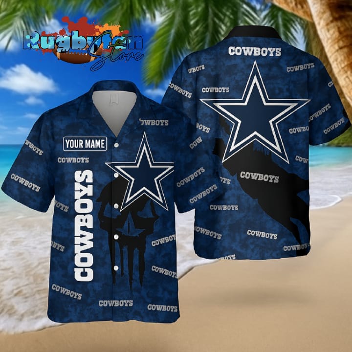 Personalized Dallas Cowboys Hawaiian Shirt Custom Fan Style Personalized Dallas Cowboys Hawaiian Shirt Custom Fan Style