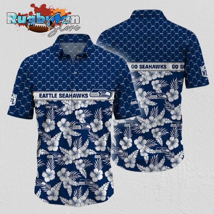 Seattle Seahawks NFL Palm Leaves Hawaiian Shirt
