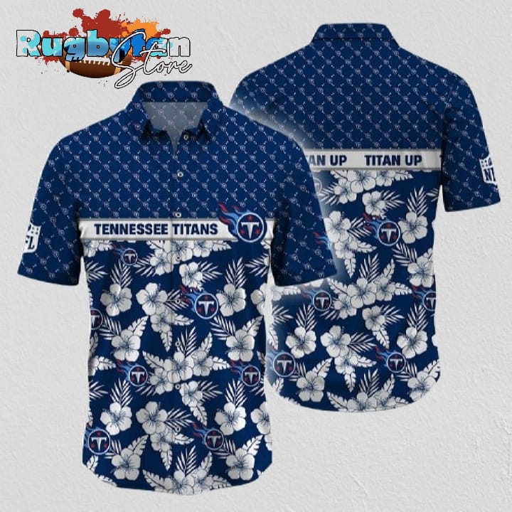 Tennessee Titans NFL Palm Leave Hawaiian Shirt