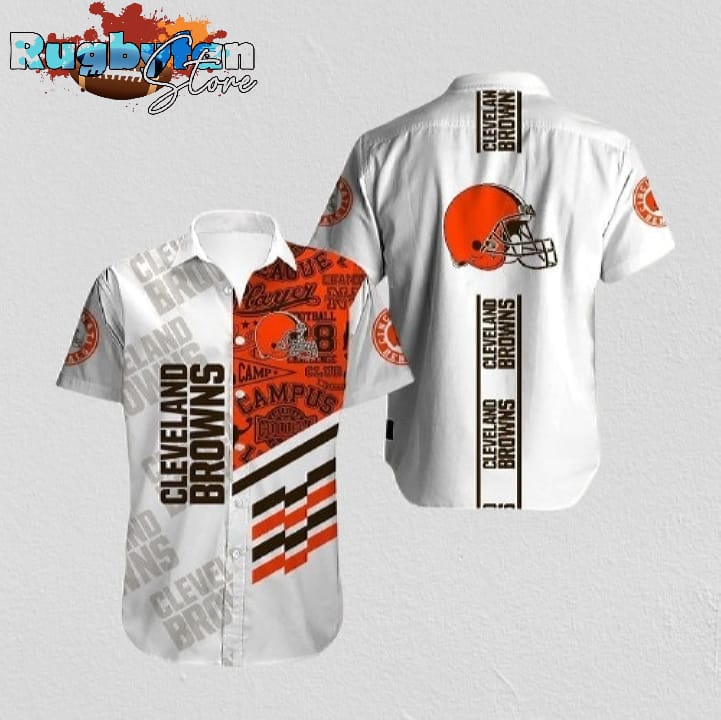 Cleveland Browns Campus Spirit Hawaiian Shirt Cleveland Browns Aloha Shirt