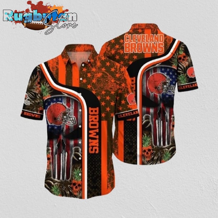 Cleveland Browns Gridiron Pride Hawaiian Shirt Cleveland Browns Aloha Shirt