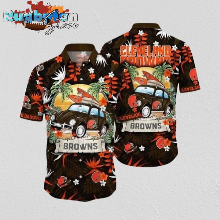 Cleveland Browns Retro Surf Hawaiian Shirt Cleveland Browns Aloha Shirt Cleveland Browns Retro Surf Hawaiian Shirt Cleveland Browns Aloha Shirt