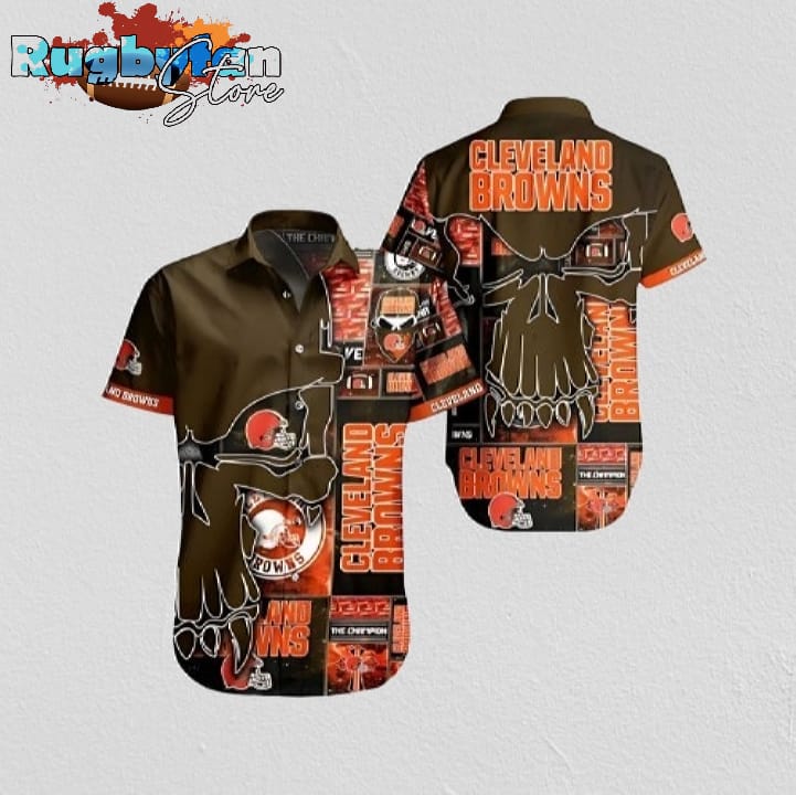 Cleveland Browns Skull Champion Hawaiian Shirt Cleveland Browns Aloha Shirt Cleveland Browns Skull Champion Hawaiian Shirt Cleveland Browns Aloha Shirt