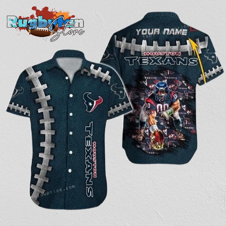 Houston Texans NFL Football 3D Print Personalized Hawaiian Shirt Houston Texans NFL Football 3D Print Personalized Hawaiian Shirt