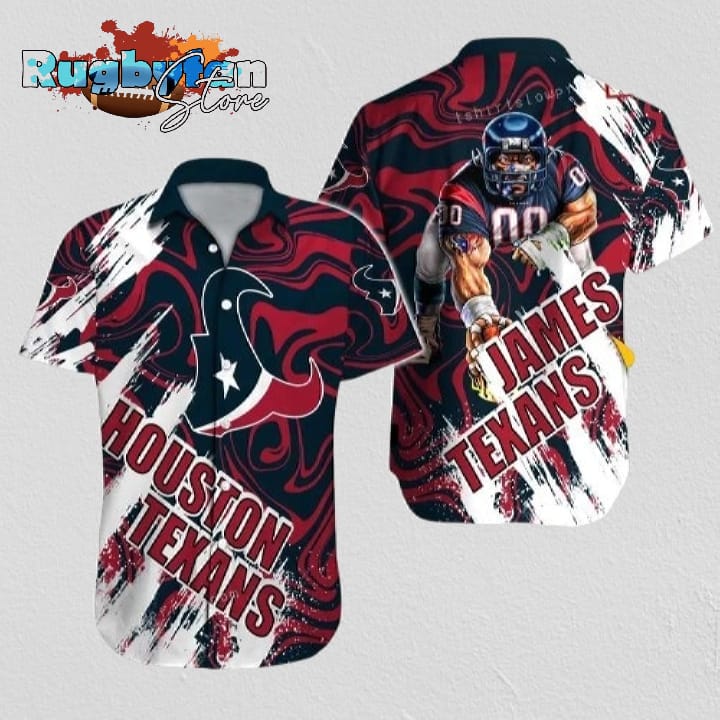 Houston Texans Hawaiian Shirt NFL Football Personalized Aloha Hawaiian Shirt Houston Texans Hawaiian Shirt NFL Football Personalized Aloha Hawaiian Shirt