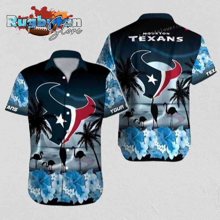 Houston Texans Hawaiian Shirt NFL Football Personalized Hawaiian Shirt Houston Texans Hawaiian Shirt NFL Football Personalized Hawaiian Shirt