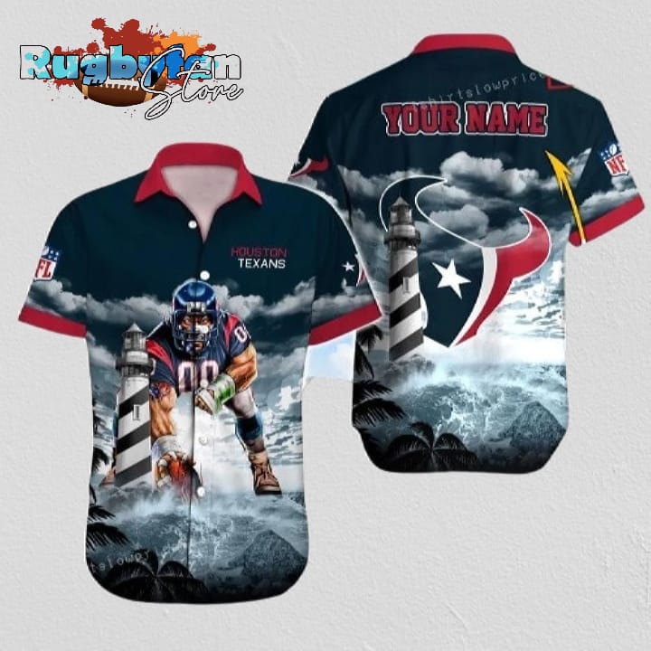 Houston Texans Hawaiian Shirt NFL Football Personalized Hawaiian Shirt Houston Texans Hawaiian Shirt NFL Football Personalized Hawaiian Shirt