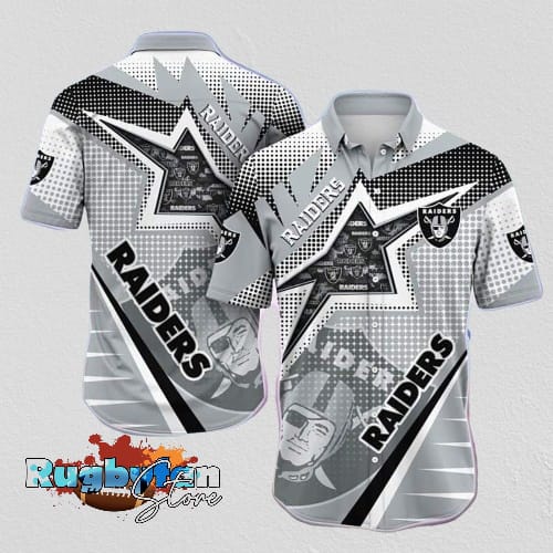 Las Vegas Raiders Hawaiian Shirt Birthday Gift For Football Fans Las Vegas Raiders Hawaiian Shirt Birthday Gift For Football Fans