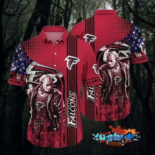NFL Atlanta Falcons Halloween Jason Voorhees Hawaiian Shirt