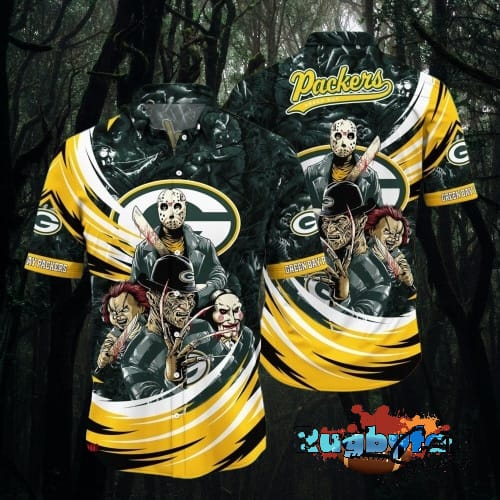 NFL Green Bay Packers Halloween Horror Movies Hawaiian Shirt For Men Women