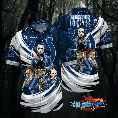 NFL Indianapolis Colts Halloween Horror Movies Hawaiian Shirt For Men Women