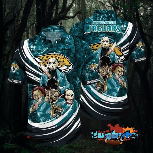 NFL Jacksonville Jaguars Halloween Horror Movies Hawaiian Shirt For Men Women