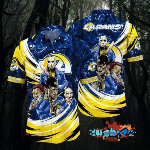 NFL Los Angeles Rams Halloween Horror Movies Hawaiian Shirt