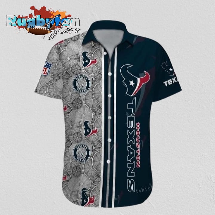 Personalized Houston Texans Hawaiian Shirt NFL Football Button Up HawaiianShirt For Mens Womens