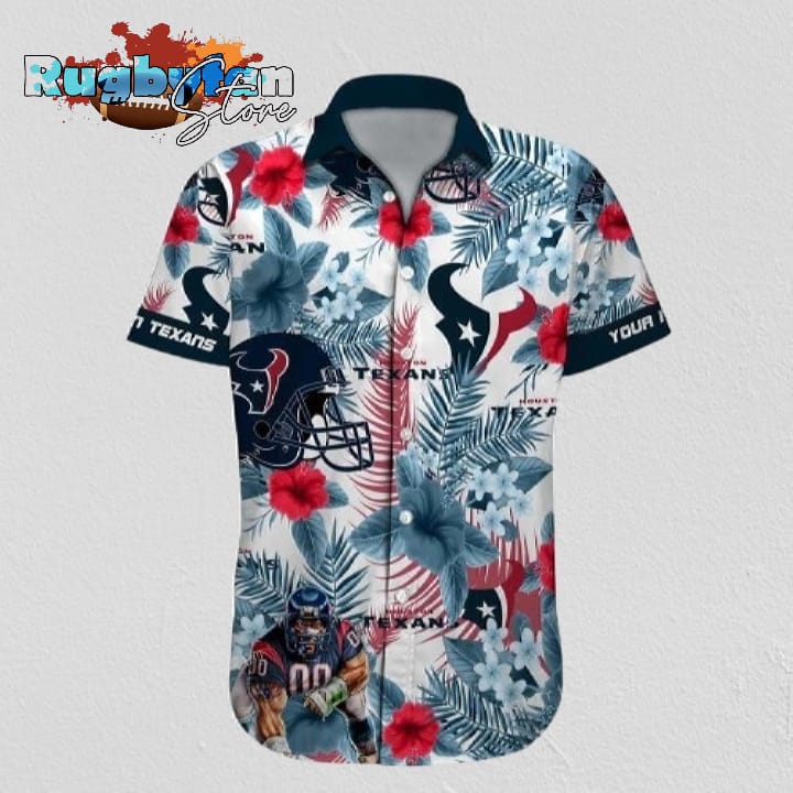 Personalized Houston Texans Hawaiian Shirt NFL Football Cheap Hawaiian Shirt For Men Women