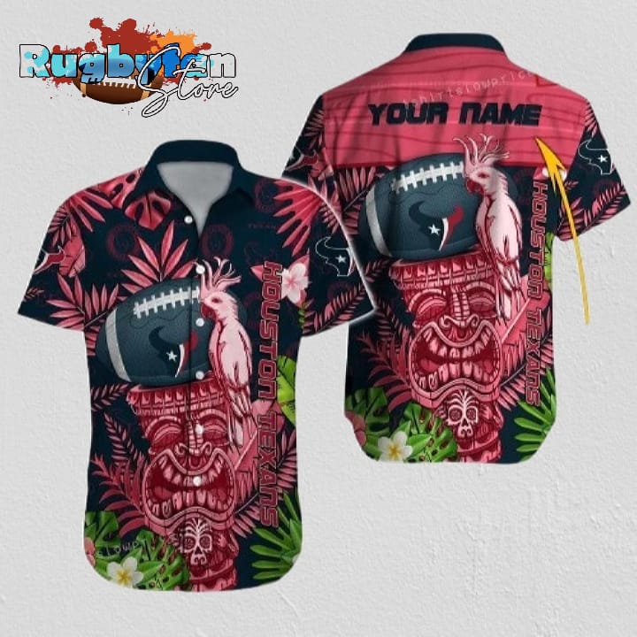 Personalized Houston Texans Hawaiian Shirt NFL Football Cheap Hawaiian Shirt For Mens Womens