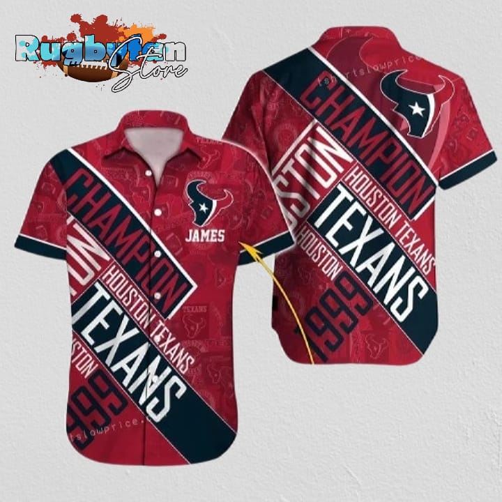 Personalized Houston Texans Hawaiian Shirt NFL Football Hawaiian Shirt Cheap For Men Women
