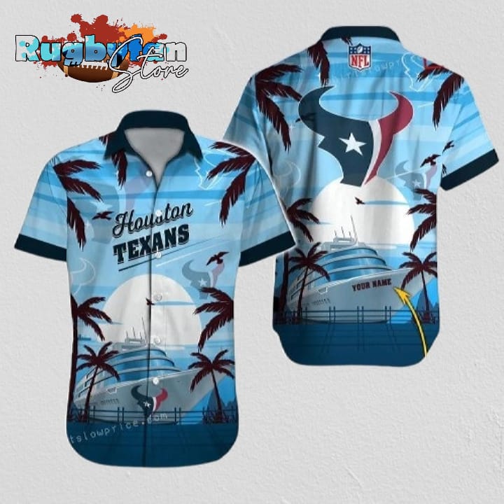 Personalized Houston Texans Hawaiian Shirt NFL Football Hawaiian Shirt Cheap For Mens Womens