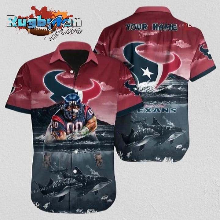 Personalized Houston Texans Hawaiian Shirt NFL Football Hawaiian Shirt For Men And Women