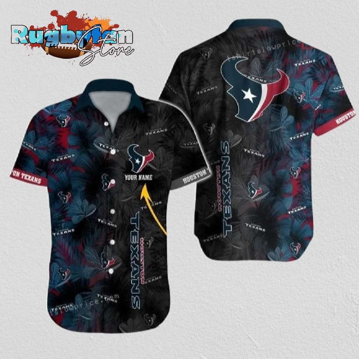 Personalized Houston Texans NFL Hawaii Shirt NFL Football Aloha Hawaiian Shirt For Mens Womens