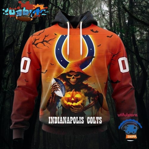 NFL Indianapolis Colts Ghost Witches Halloween Custom Hoodie