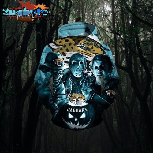 NFL Jacksonville Jaguars All Over Print 3D Hoodie Halloween Horror Night Best Gift For Fans