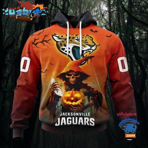 NFL Jacksonville Jaguars Ghost Witches Halloween Custom Hoodie