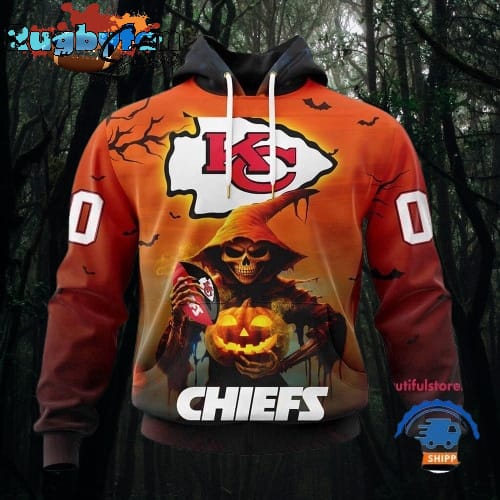 NFL Kansas City Chiefs Ghost Witches Halloween Custom Hoodie