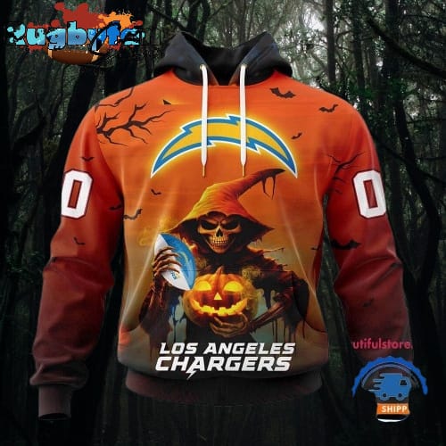 NFL Los Angeles Chargers Ghost Witches Halloween Custom Hoodie